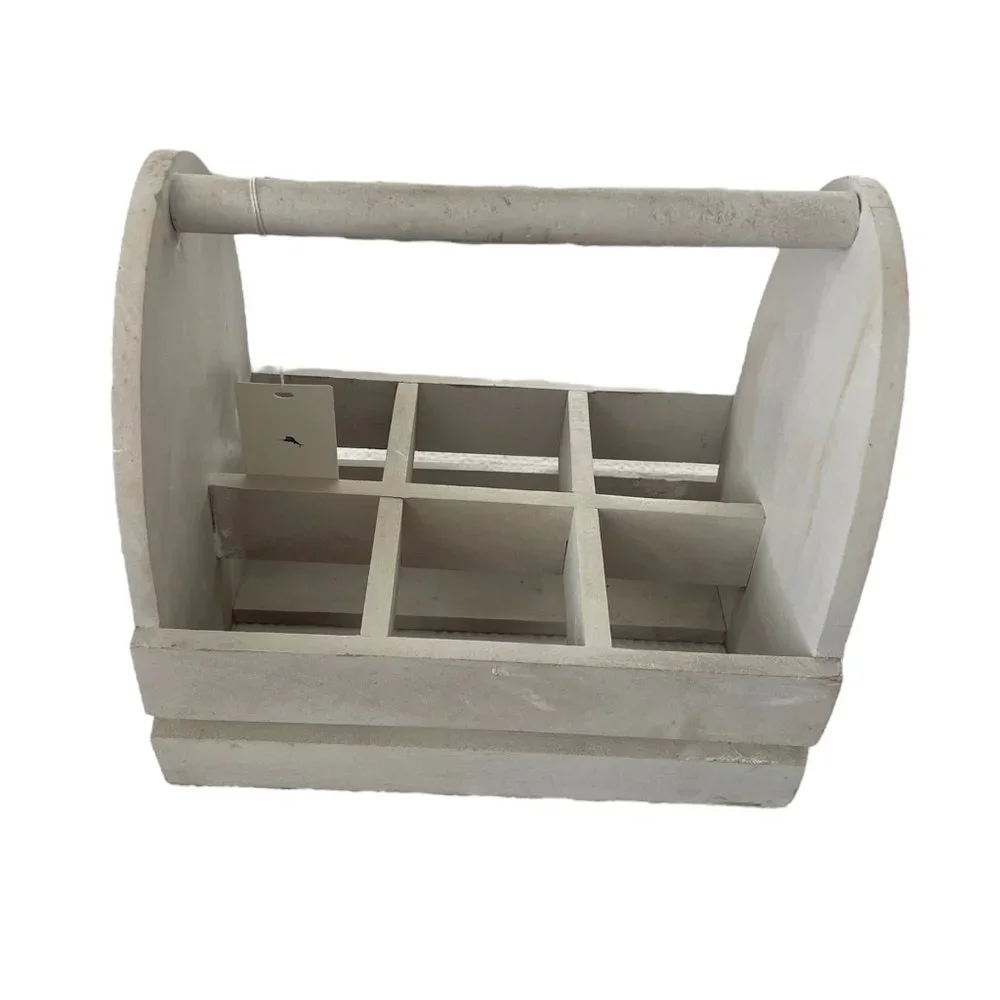 Tommy Bahama Tropical Surf Board Wood Crate Drink Caddy & Bottle Opener Tiki Bar